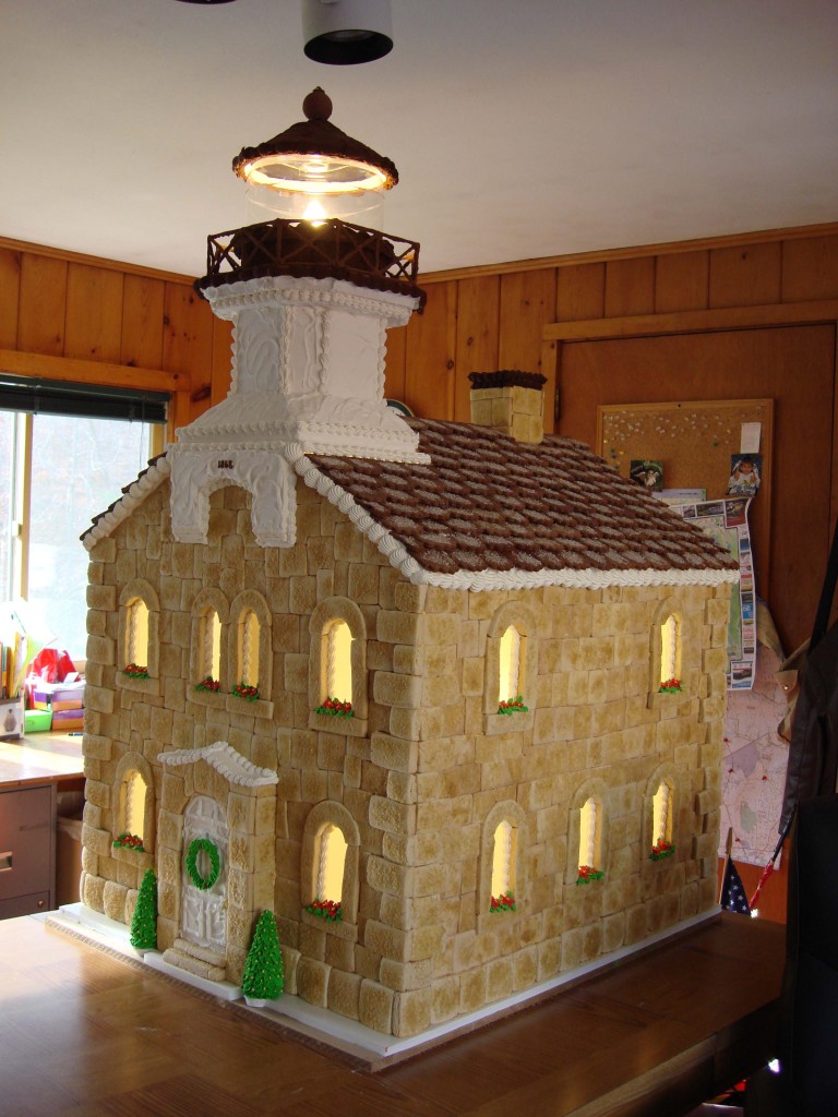 "Sugar Cookie Sheffield Island", Maritime Aquarium, Festival of Lighthouses, Gingerbread House