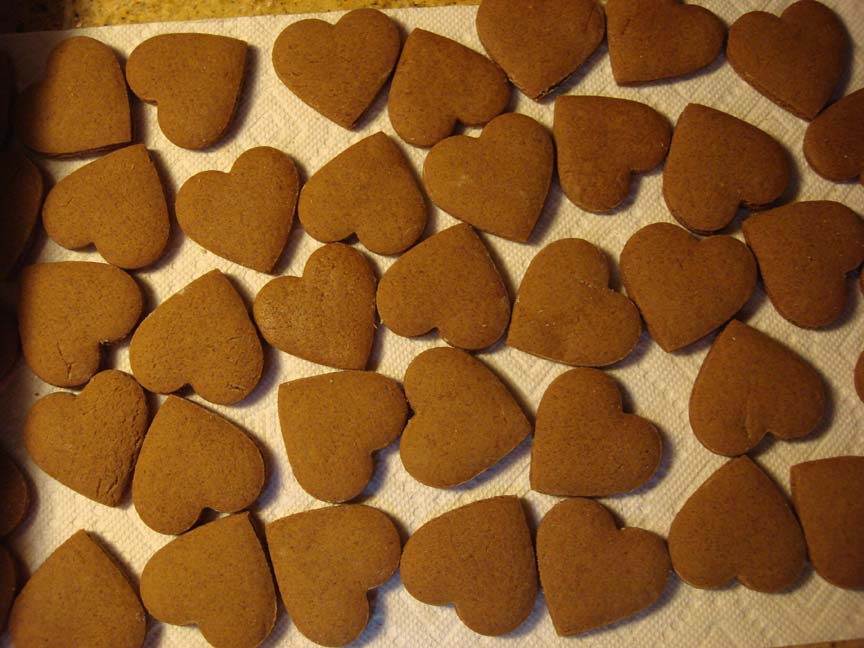 C Gingerbread Hearts